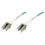 Synergy21 Cable de conexión de fibra óptica LC-LC OM3 dúplex 15 m, 50/125 µm, azul/blanco