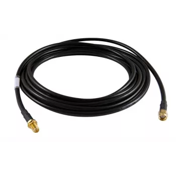 ALLNET ANT-CAB-RSMA-M-RSMA-F-100 cable coaxial de antena LMR-195, conector macho R-SMA a conector hembra R-SMA, 200 cm, negro
