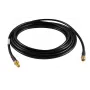 ALLNET ANT-CAB-RSMA-M-RSMA-F-100 cable coaxial de antena LMR-195, conector macho R-SMA a conector hembra R-SMA, 200 cm, negro