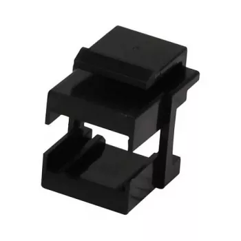 Synergy 21 S215479 Soporte de módulo Keystone para acopladores de fibra LC, negro