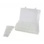 ALLNET BrickRknowledge Box Large - caja de almacenamiento transparente para piezas LEGO
