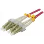 SYNERGY21 cable de conexión de fibra óptica 15 m LSZH OM4 LC dúplex violeta (S216770)