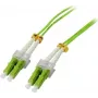 SYNERGY21 Cable de conexión de fibra óptica 40 m LC-LC dúplex OM5 50/125 µm LSZH verde lima