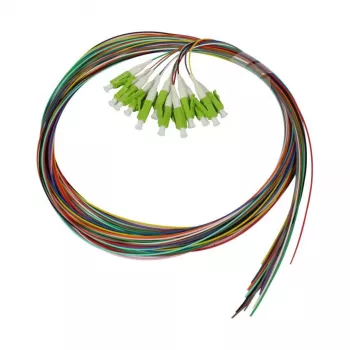 SYNERGY21 Pigtail LC 50/125µm OM5 2m Pack de 12 Cable interior codificado por colores