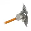 Synergy 21 Soporte de módulo Keystone Caja empotrable para 2 módulos TP Blanco puro 180°