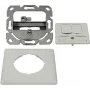 Synergy 21 Soporte de módulo Keystone Caja empotrable para 2 módulos TP, Blanco puro, compatible con diseño UAE (S216359)