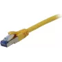 SYNERGY21 Cable de red RJ45 - CAT6A 500MHz - 10m - Amarillo - S/FTP (S-STP) - Certificado GHMT