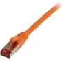 SYNERGY21 Cable de Red RJ45 - CAT6 250MHz - 10m Naranja - S/FTP (S-STP) - TPE/LSZH (Superflex)