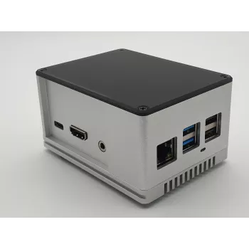 ALLNET Carcasa de Aluminio para Rock Pi ecoPI PRO HP Plateada (RockPi_GH_PROHP_SV)