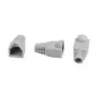 Synergy21 Conector RJ45 Cat.6A S-UTP, Apantallado, Gris, Pack de 100, Diámetro Exterior 6,5 mm (S215675)