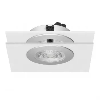 SYNERGY21 Synergy 21 Foco LED de techo empotrable Helios plateado - redondo - blanco neutro
