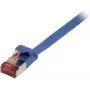 Cable de red RJ45 Synergy 21, CAT6 250MHz, 10m azul, FTP (U/FTP), TPE (Superflex), plano