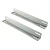 ALLNET ALL-S0002111 Carriles en L para armario de 19 pulgadas, 550 mm, gris claro, 1 par