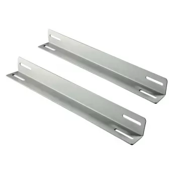 ALLNET ALL-S0002111 guías en L para armario de 19 pulgadas, 550 mm, gris claro, 1 par
