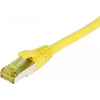 Cable de red RJ45 SYNERGY21, CAT6A 500MHz, 25m, amarillo, S/FTP, TPE/LSZH (Ultraflex), AWG26, con cable Cat.7