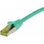 Cable de red RJ45 SYNERGY21, CAT6A 500MHz, 15m, verde, S/FTP, TPE/LSZH (Ultraflex), AWG26, con cable Cat.7