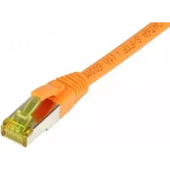 Cable de red RJ45 SYNERGY21, CAT6A 500MHz, 30m, naranja, S/FTP, TPE/LSZH (Ultraflex), AWG26, con cable CAT7