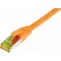 Cable de red RJ45 SYNERGY21, CAT6A 500MHz, 30m, naranja, S/FTP, TPE/LSZH (Ultraflex), AWG26, con cable CAT7