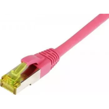 Cable de red RJ45 SYNERGY21, CAT6A 500MHz, 25m, magenta, S-STP (S/FTP), TPE/LSZH (Ultraflex), AWG26, con cable Cat.7