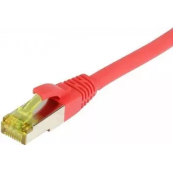 Cable de red RJ45 SYNERGY21, CAT6A 500MHz, 25m, rojo, S/FTP, TPE/LSZH Ultraflex, AWG26, con cable CAT7
