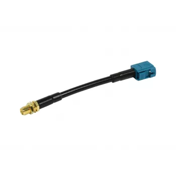 Cable de antena ALLNET LMR-195 SMA hembra a Fakra hembra Waterblue Keycode Z 10cm