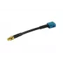 ALLNET cable de antena LMR-195 SMA hembra a Fakra hembra Waterblue Keycode Z 10cm