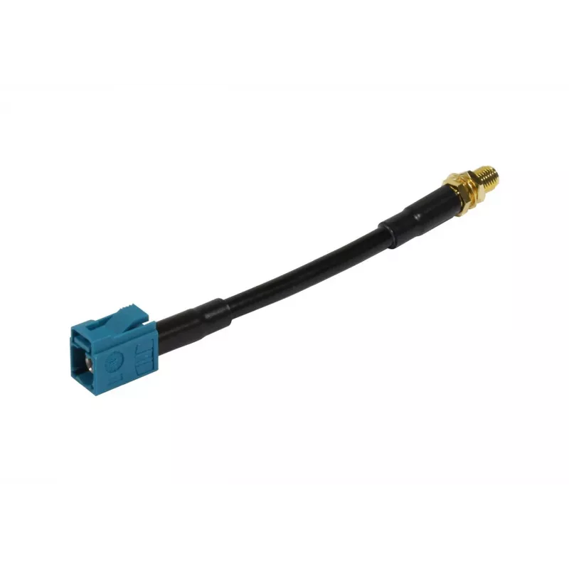 ALLNET cable de antena LMR-195 SMA hembra a Fakra hembra Waterblue Keycode Z 10cm
