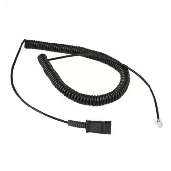 ALLNET Plusonic cable adaptador para auriculares Plantronics QD a RJ9 negro 0,6m (100-002-PA)