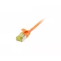Synergy 21 cable de conexión RJ45 CAT6A 500MHz 5m naranja U/FTP Slimline redondo d=3,8mm TPE/LSZH (Superflex) AWG32 con cable bruto Cat.7