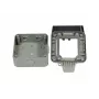 Synergy 21 carcasa de módulo Keystone de superficie IP66 con argolla para candado, gris claro (RAL 7035) - S216381