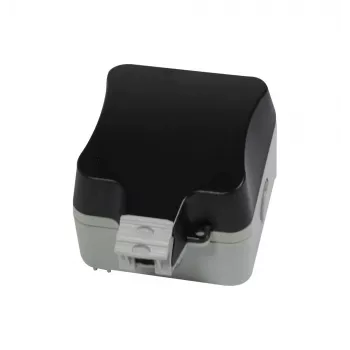 Synergy 21 carcasa de módulo Keystone de superficie IP66 con argolla para candado, gris claro (RAL 7035) - S216381
