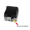 Synergy 21 carcasa de módulo Keystone de superficie IP66 con argolla para candado, gris claro (RAL 7035) - S216381