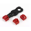 ALLNET bloqueador TP/RJ45 rojo pack de 10 con llave de seguridad, tapa antipolvo, cerradura de seguridad de red (ALL-TP-RJ45-Blocker-10PCS)