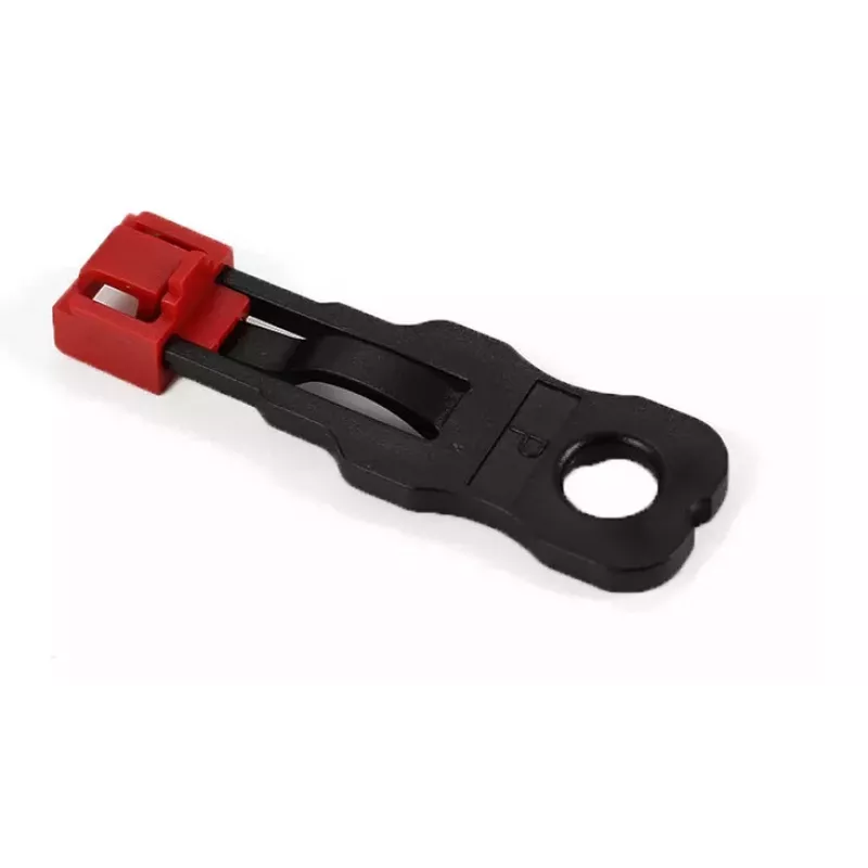 ALLNET bloqueador TP/RJ45 rojo pack de 10 con llave de seguridad, tapa antipolvo, cerradura de seguridad de red (ALL-TP-RJ45-Blocker-10PCS)