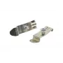SYNERGY 21 clip de montaje en carril DIN para Keystone, universal, tipo tornillo, metal, 1 par (S216385)