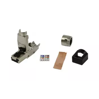 Synergy 21 conector macho RJ45 CAT6A montaje en campo sin herramienta corto - Red