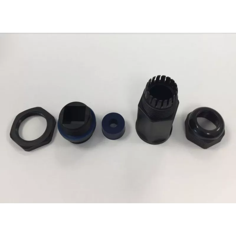 ALLNET Prensaestopas de instalación M25x1,5 Negro IP68 Largo