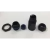 ALLNET Prensaestopas de instalación M25x1,5 Negro IP68 Largo