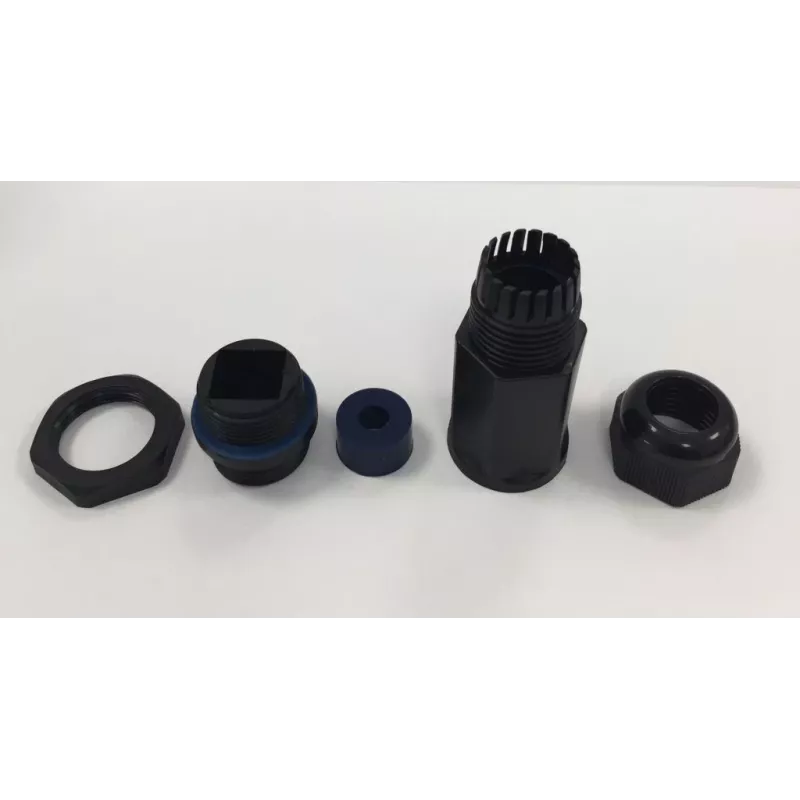 ALLNET Prensaestopas de instalación M25x1,5 Negro IP68 Largo