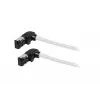 Synergy21 Cable de red RJ45, CAT6A 500MHz, 0,25m, Blanco, S/FTP, Slimline redondo d=4,5mm, TPE/LSZH (Superflex), AWG28, con conector CAT7, conector giratorio