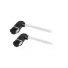 Synergy21 Cable de red RJ45, CAT6A 500MHz, 0,25m, Blanco, S/FTP, Slimline redondo d=4,5mm, TPE/LSZH (Superflex), AWG28, con conector CAT7, conector giratorio