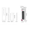 Miboxer Synergy 21 mando a distancia LED 2,4GHz Dual White CCT+ regulador (C3-W)