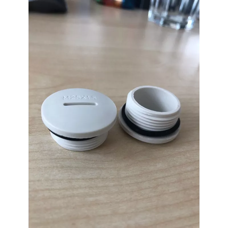 ALLNET tapón ciego de instalación M25x1,5 juego de 2 piezas con junta tórica (M25x1,5-Blindplug-2Set)