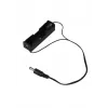 ALLNET Battery pack de 1 para batería Li-Ion 18650 con conector de barril 5,1x2,1 mm
