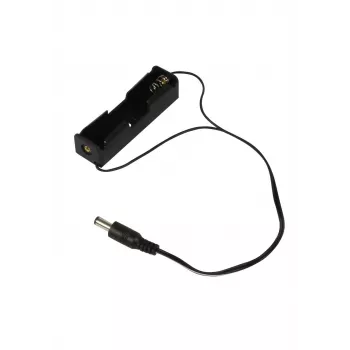 ALLNET Battery pack de 1 para batería Li-Ion 18650 con conector de barril 5,1x2,1 mm