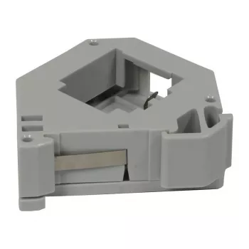 Synergy 21 S215416 Portamódulos Keystone para carril DIN para 1x módulo TP, gris