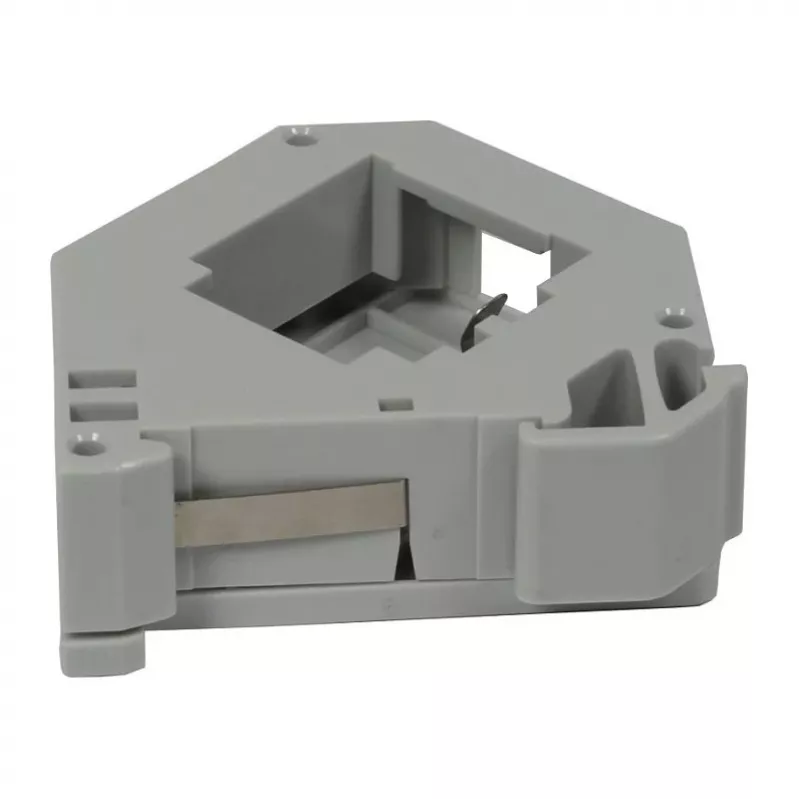 Synergy 21 S215416 Portamódulos Keystone para carril DIN para 1x módulo TP, gris
