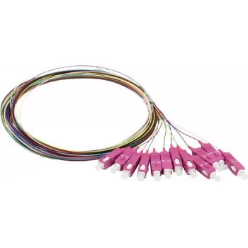 Synergy 21 S215524 pigtail de fibra óptica SC OM4 2m pack de 12 en colores