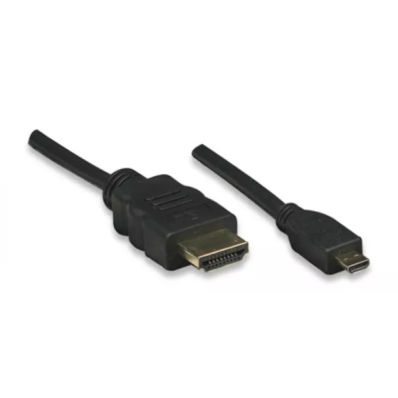 Cable HDMI a Micro HDMI ALLNET 1m 4K/60Hz Negro (ALL-HDMI-Micro-1m)