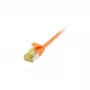 Cable de parcheo RJ45 Synergy 21 CAT6A 500MHz 3m Naranja U/FTP Slimline Redondo d=3,8mm TPE/LSZH (Superflex) AWG32 con cable bruto Cat.7